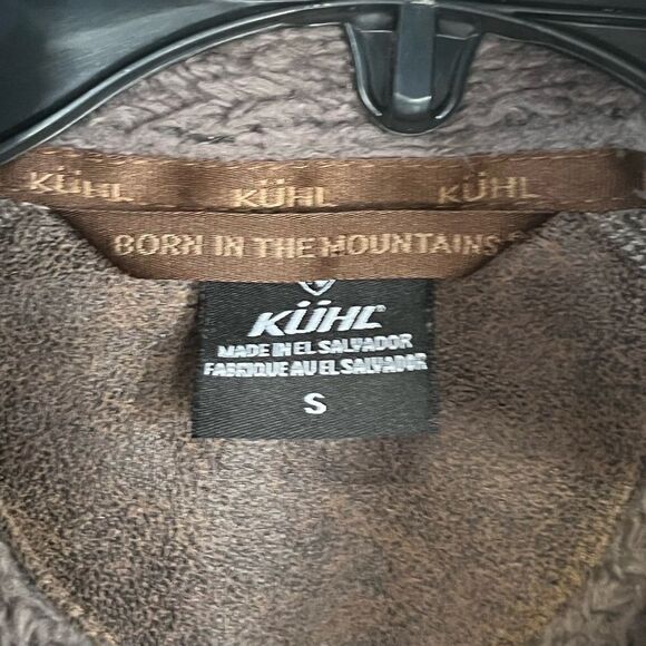 Kuhl | Green Warm Soft Fuzzy Fleece Flight Jacket S - Picture 13 of 13